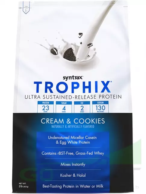 Комплексный протеин SYNTRAX Trophix 907 г, Печенье с кремом Комплексный протеин SYNTRAX Trophix 907 г, Печенье с кремом
