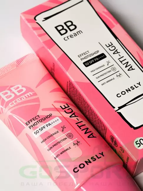 BB-кремы CONSLY BB крем PHOTOSHOP Snail + Peptides Anti-Aging BB cream 50 мл BB-кремы CONSLY BB крем PHOTOSHOP Snail + Peptides Anti-Aging BB cream 50 мл
