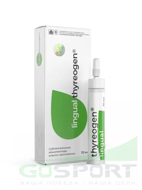 Пептиды Хавинсона PEPTIDES Тиреоген (Thyreogen) лингвал 10 мл Пептиды Хавинсона PEPTIDES Тиреоген (Thyreogen) лингвал 10 мл