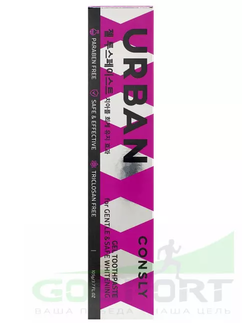 Зубные пасты и ополаскиватели CONSLY URBAN Whitening Care Gel Toothpaste 105 г Зубные пасты и ополаскиватели CONSLY URBAN Whitening Care Gel Toothpaste 105 г