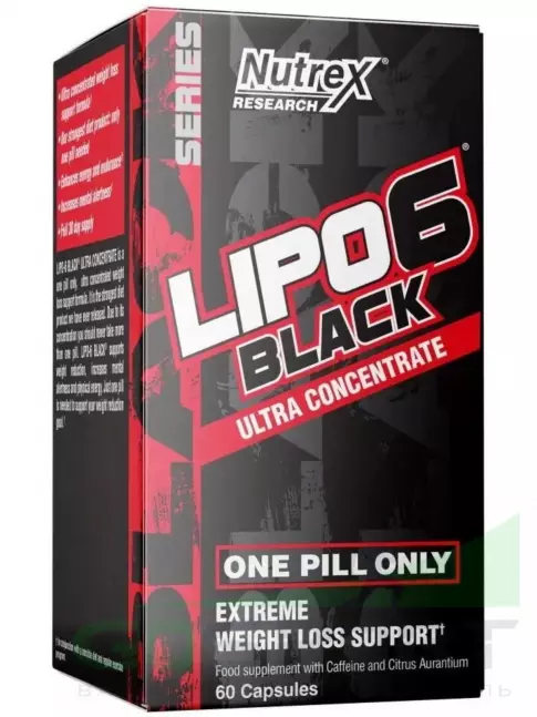 Термогеник Nutrex Lipo-6 Black Extreme Weight Loss Support ultra concentrate EU 60 капсул Термогеник Nutrex Lipo-6 Black Extreme Weight Loss Support ultra concentrate EU 60 капсул