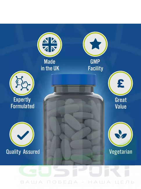 Кальций & магний APPLIED NUTRITION Calcium and Magnesium 60 капсул