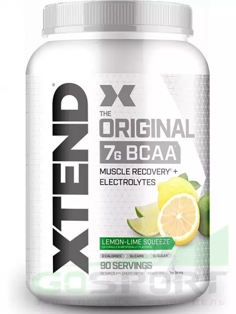 BCAA Xtend Xtend Original 2:1:1 1194 г, Лимонно-лаймовый сок BCAA Xtend Xtend Original 2:1:1 1194 г, Лимонно-лаймовый сок