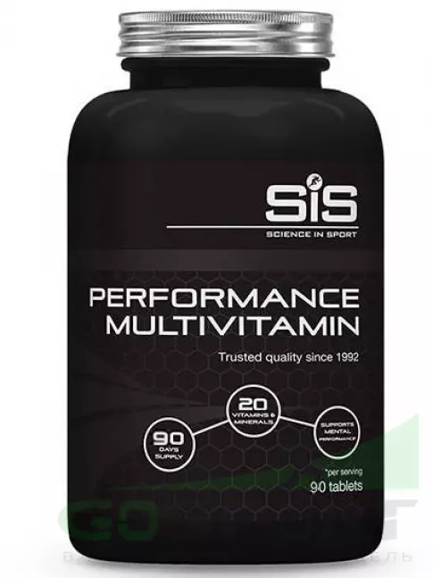 Витаминный комплекс SCIENCE IN SPORT (SiS) PERFORMANCE MULTIVITAMIN 90 таблеток Витаминный комплекс SCIENCE IN SPORT (SiS) PERFORMANCE MULTIVITAMIN 90 таблеток