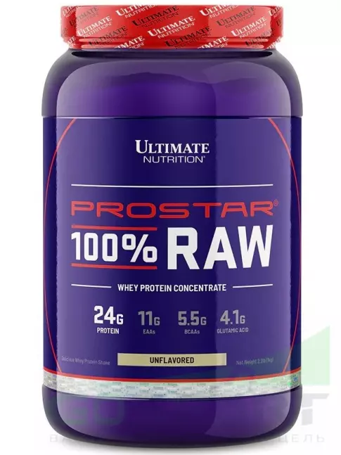 Сывороточный протеин Ultimate Nutrition PROSTAR 100% RAW 1000 г, Натуральный