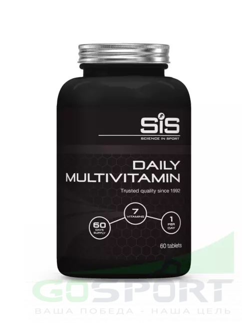 Витаминный комплекс SCIENCE IN SPORT (SiS) DAILY MULTIVITAMIN 60 таблеток Витаминный комплекс SCIENCE IN SPORT (SiS) DAILY MULTIVITAMIN 60 таблеток