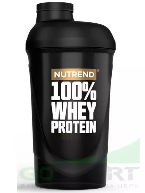 Шейкер 600 мл NUTREND Шейкер 100% Whey 600 мл, Черный Шейкер 600 мл NUTREND Шейкер 100% Whey 600 мл, Черный