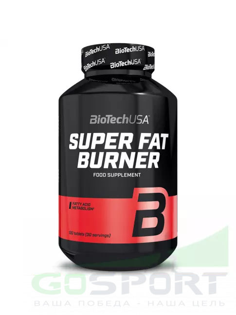 Жиросжигатель BioTechUSA Super Fat Burner 120 таблеток Жиросжигатель BioTechUSA Super Fat Burner 120 таблеток