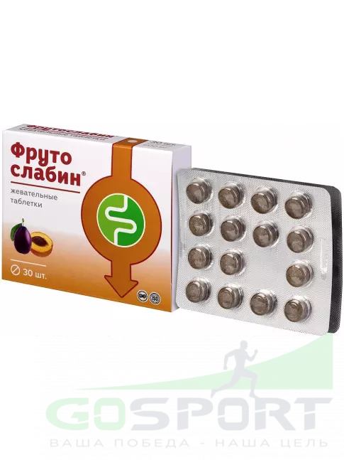 ЖКТ (Желудочно-Кишечный Тракт) ВИТАМИР Фрутослабин 30 таблеток ЖКТ (Желудочно-Кишечный Тракт) ВИТАМИР Фрутослабин 30 таблеток