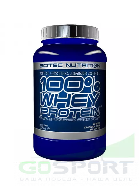 Сывороточный протеин Scitec Nutrition 100% Whey Protein 920 г, Шоколад