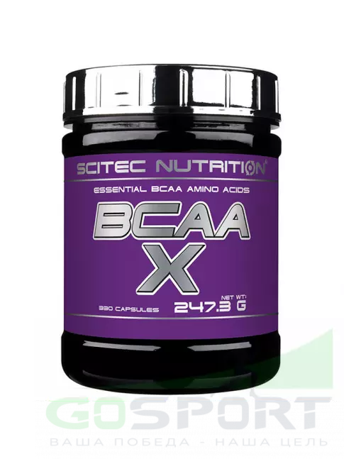 BCAA Scitec Nutrition BCAA-X 330 капсул BCAA Scitec Nutrition BCAA-X 330 капсул
