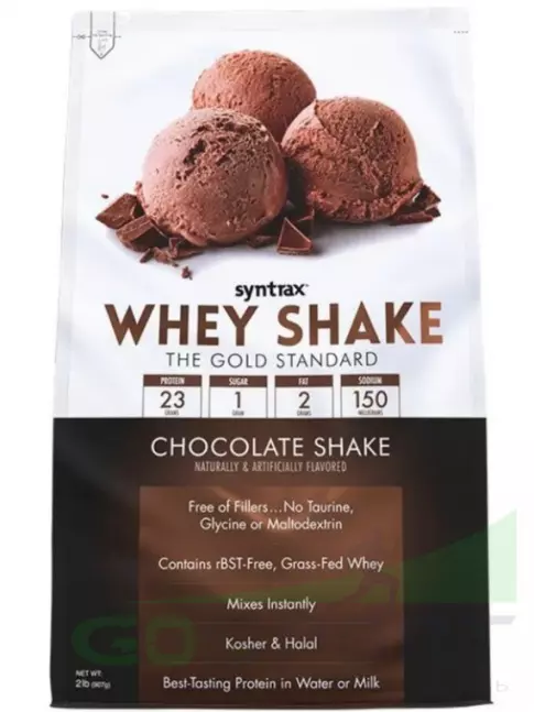 Сывороточный протеин SYNTRAX Whey Shake 907 г, Шоколадный коктейль Сывороточный протеин SYNTRAX Whey Shake 907 г, Шоколадный коктейль