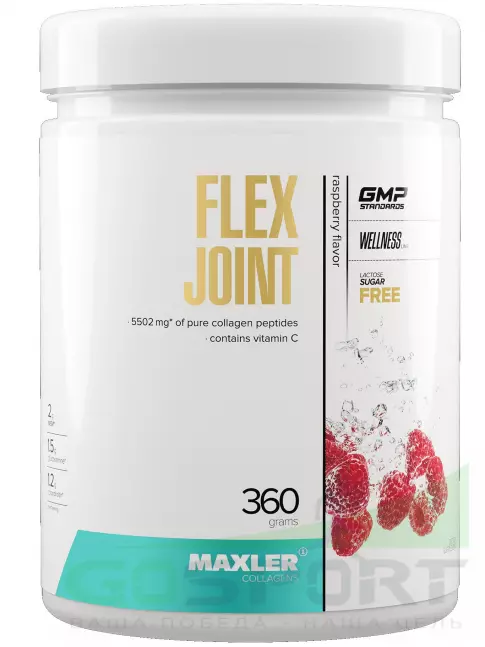 Комплекс хондропротекторов MAXLER Flex Joint 360 г, Малина Комплекс хондропротекторов MAXLER Flex Joint 360 г, Малина