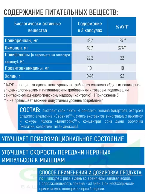 Витаминный комплекс Академия-Т Fit Tonus 30 капсул