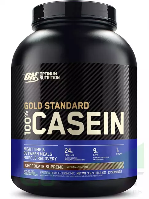 Казеиновый протеин Optimum Nutrition 100% Casein Gold Standard 1800 г, Элитный шоколад Казеиновый протеин Optimum Nutrition 100% Casein Gold Standard 1800 г, Элитный шоколад