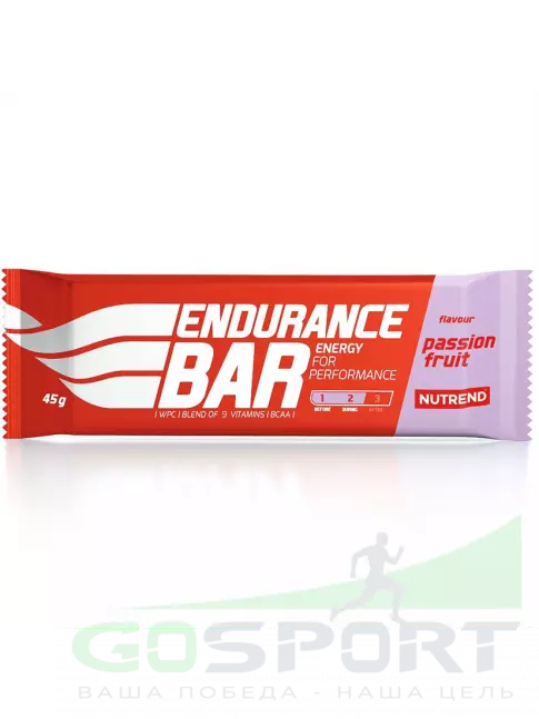 Энергетический батончик NUTREND ENDURANCE BAR 45 г, Маракуйя Энергетический батончик NUTREND ENDURANCE BAR 45 г, Маракуйя