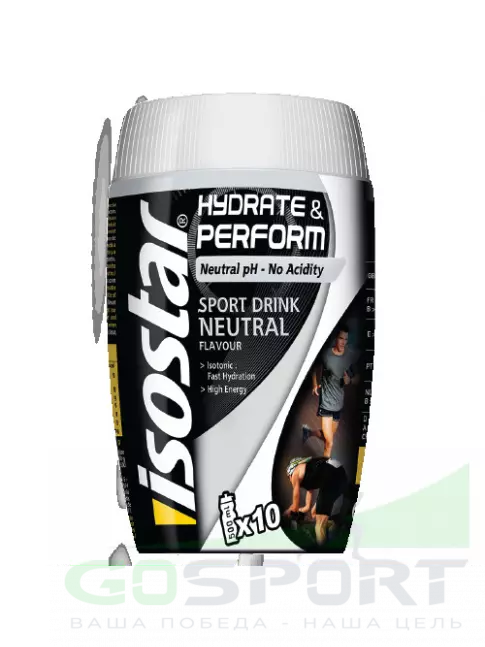 Изотоник Isostar Hydrate & Perform 400 г, Нейтральный Изотоник Isostar Hydrate & Perform 400 г, Нейтральный