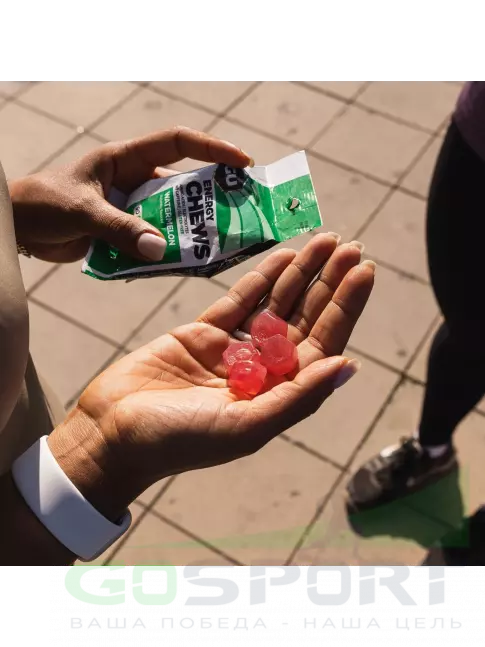 Конфетки GU Energy Labs Мармеладки Energy Chews no caffeine 2 x 60 г, Фруктовый пунш