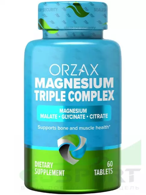 Магний Orzax Magnesium Triple Complex 200 mg 60 таблеток