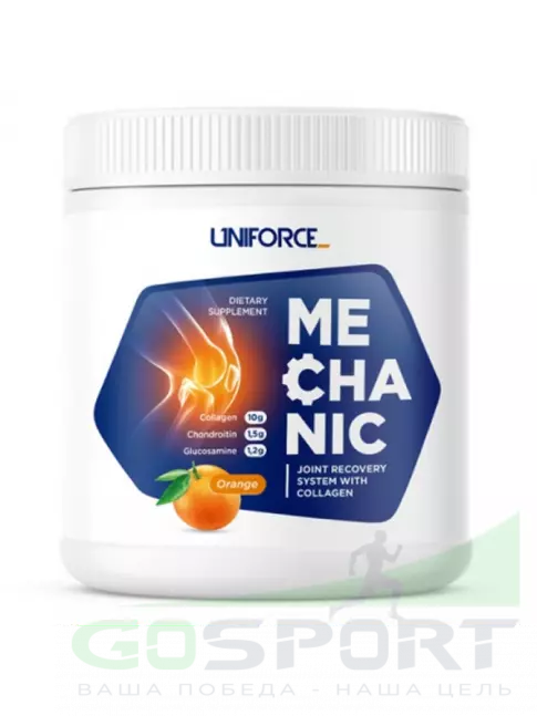 Комплекс хондропротекторов UNIFORCE Mechanic 414 г, Апельсин Комплекс хондропротекторов UNIFORCE Mechanic 414 г, Апельсин