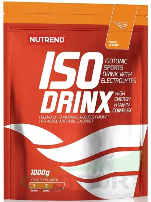 Изотоник NUTREND Isodrinx 1000 г, Апельсин Изотоник NUTREND Isodrinx 1000 г, Апельсин