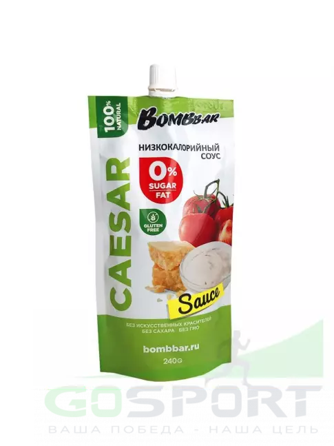 Диетический продукт BombBar Соус Bombbar 240 г, Цезарь