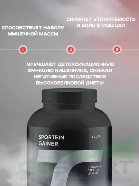 Гейнер Академия-Т Sportein Gainer 2500 г, Ваниль