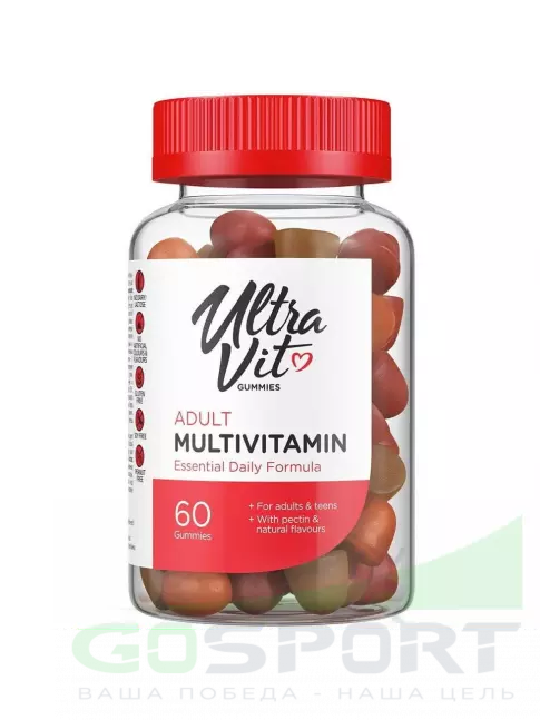 Витаминный комплекс UltraVit Gummies Adult Multivitamin VP57446 Витаминный комплекс UltraVit Gummies Adult Multivitamin VP57446