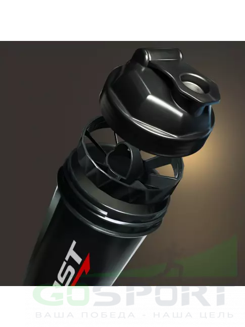 Шейкер 600 мл Be First Shaker (TS1343) 700 мл, Черный