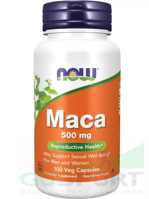 MAKA NOW Foods Maca 500 mg 100 Веган капсул MAKA NOW Foods Maca 500 mg 100 Веган капсул