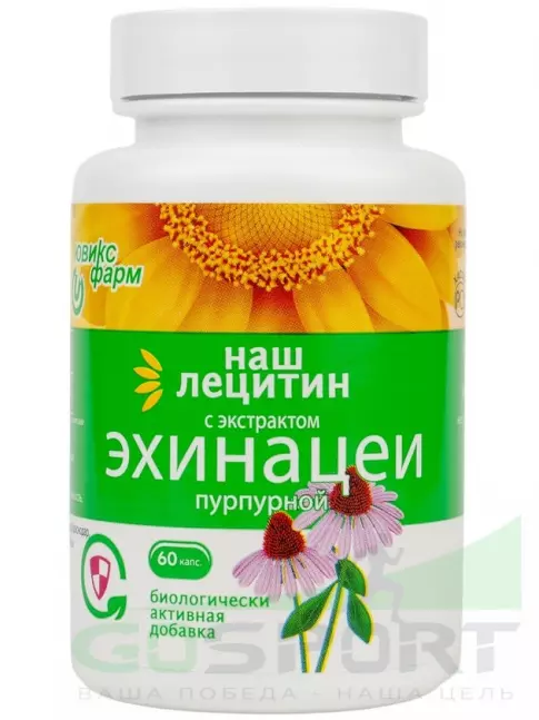 Лецитин НАШ ЛЕЦИТИН с экстрактом Эхинацеи 60 капсул