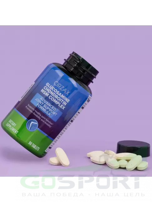 Глюкозамин хондроитин Orzax Glucosamine Chondroitin Msm Complex 90 таблеток Глюкозамин хондроитин Orzax Glucosamine Chondroitin Msm Complex 90 таблеток