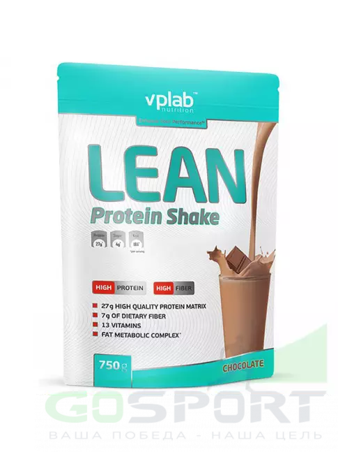 Комплексный протеин VP Laboratory LEAN PROTEIN SHAKE 750 г, Шоколад Комплексный протеин VP Laboratory LEAN PROTEIN SHAKE 750 г, Шоколад