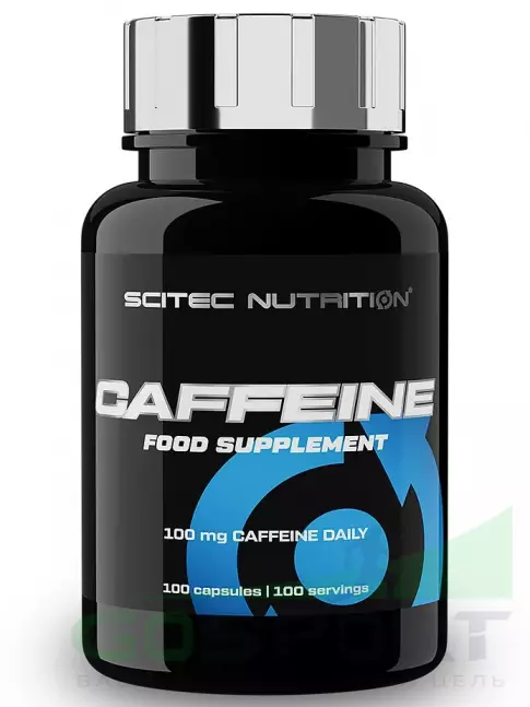 Кофеин Scitec Nutrition Caffeine 100 капсул Кофеин Scitec Nutrition Caffeine 100 капсул
