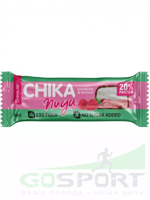 Протеиновый батончик Chikalab Батончик глазированный Chika nuga 3 x 50 г, Малина Протеиновый батончик Chikalab Батончик глазированный Chika nuga 3 x 50 г, Малина