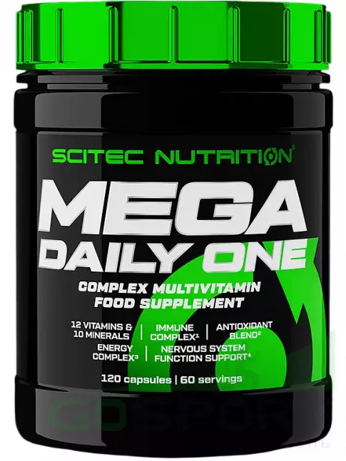 Витаминный комплекс Scitec Nutrition Mega Daily One 120 капсул Витаминный комплекс Scitec Nutrition Mega Daily One 120 капсул