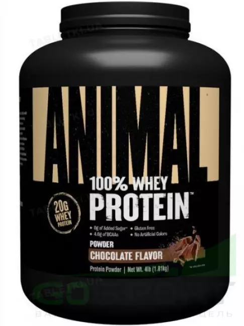 Сывороточный протеин UNIVERSAL NUTRITION ANIMAL WHEY 1810 г, Шоколад