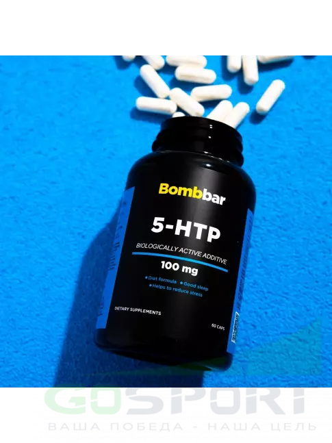 5-HTP BombBar 5-HTP 100 mg 60 капсул 5-HTP BombBar 5-HTP 100 mg 60 капсул