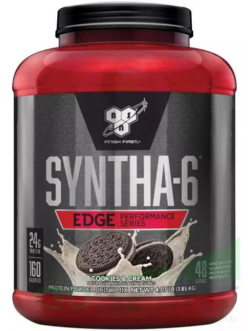 Комплексный протеин BSN SYNTHA-6 EDGE 1850 г, Печенье с кремом Комплексный протеин BSN SYNTHA-6 EDGE 1850 г, Печенье с кремом