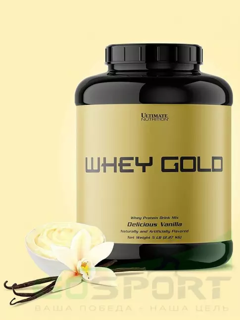 Сывороточный протеин Ultimate Nutrition Whey Gold 2270 г, Ваниль