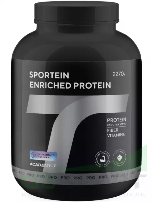 Сывороточный протеин Академия-Т Sportein Enriched Protein 2270 г, Клубника