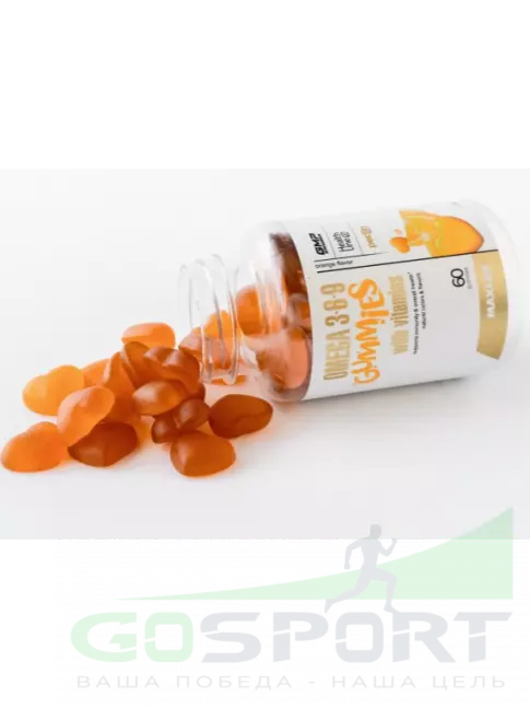 Омега-3 MAXLER Omega 3-6-9 Gummies 60 мармеладок, Апельсин Омега-3 MAXLER Omega 3-6-9 Gummies 60 мармеладок, Апельсин