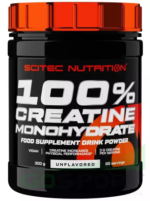 Креатин моногидрат Scitec Nutrition 100% Creatine Monohydrate 300 г Креатин моногидрат Scitec Nutrition 100% Creatine Monohydrate 300 г