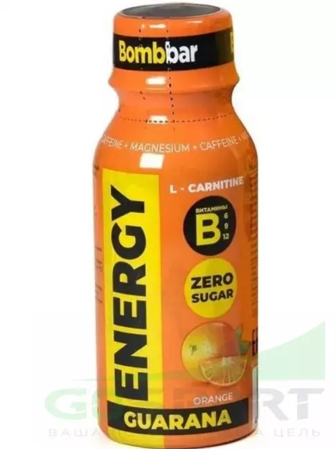 L-Карнитин жидкий BombBar SHOT Energy L-Carnitine Guarana 100 мл, Апельсин L-Карнитин жидкий BombBar SHOT Energy L-Carnitine Guarana 100 мл, Апельсин