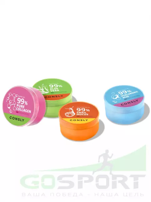Гели для тела CONSLY Snail Mucus Regenerating Gel 300 мл Гели для тела CONSLY Snail Mucus Regenerating Gel 300 мл