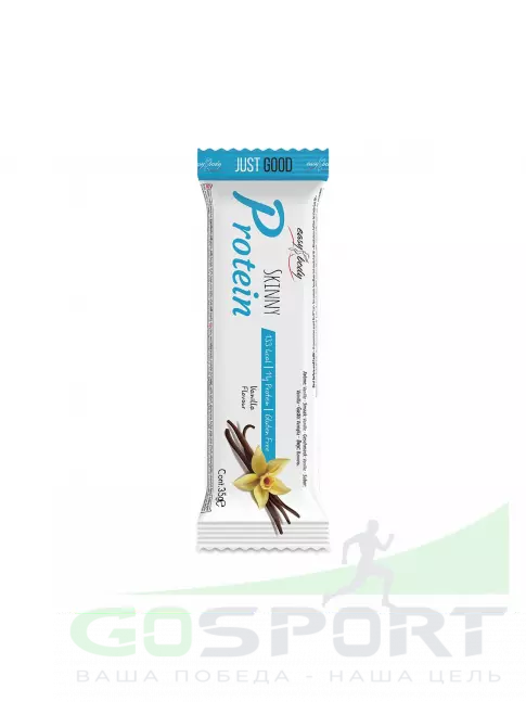 Протеиновый батончик QNT Easy Body PROTEIN Bar 35 г, Ваниль Протеиновый батончик QNT Easy Body PROTEIN Bar 35 г, Ваниль