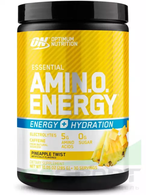 Аминокислоты Optimum Nutrition Essential Amino Energy + Electrolytes 285 г, Ананасовый твист