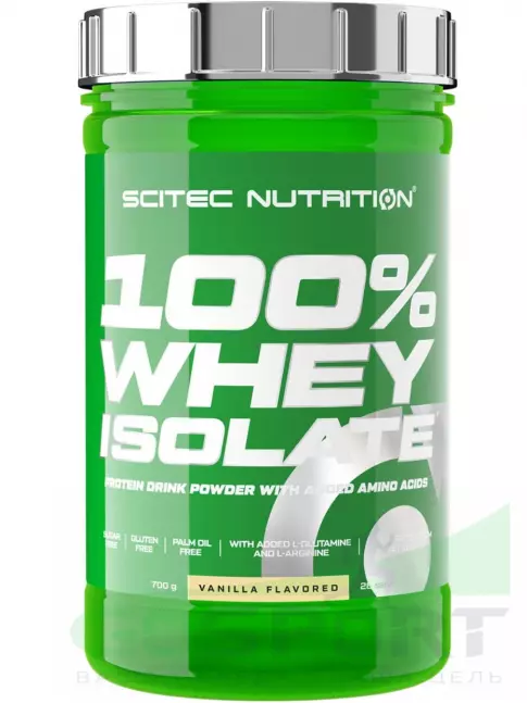 Изолят протеина Scitec Nutrition 100% Whey Isolate 700 г, Ваниль Изолят протеина Scitec Nutrition 100% Whey Isolate 700 г, Ваниль