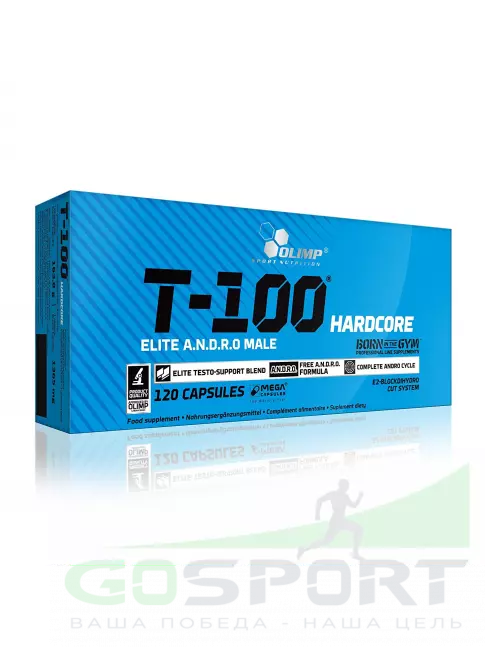 Тестобустеры OLIMP T-100 Hardcore 120 капсул Тестобустеры OLIMP T-100 Hardcore 120 капсул