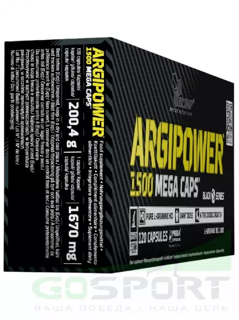 Аргинин / AAKG OLIMP ARGI POWER MEGA CAPS 120 капсул Аргинин / AAKG OLIMP ARGI POWER MEGA CAPS 120 капсул